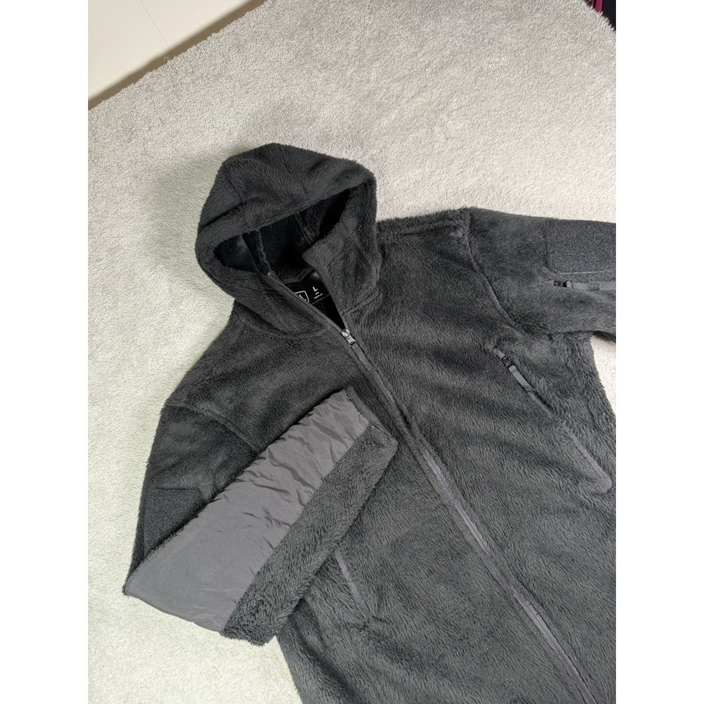 Triple Aught Design TAD Shag Master Hoodie Black Polartec Fleece Mens L USA